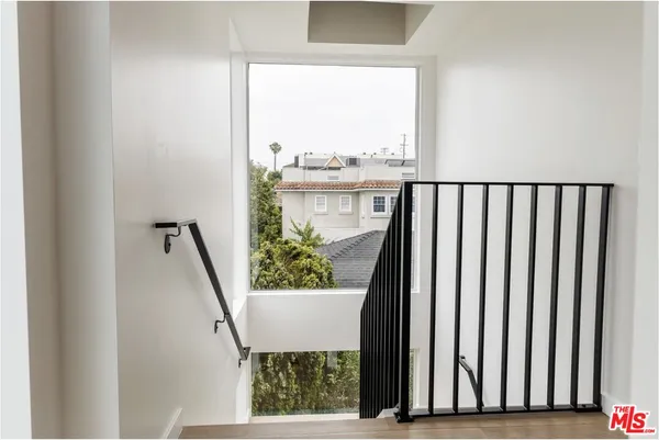 a view of a balcony