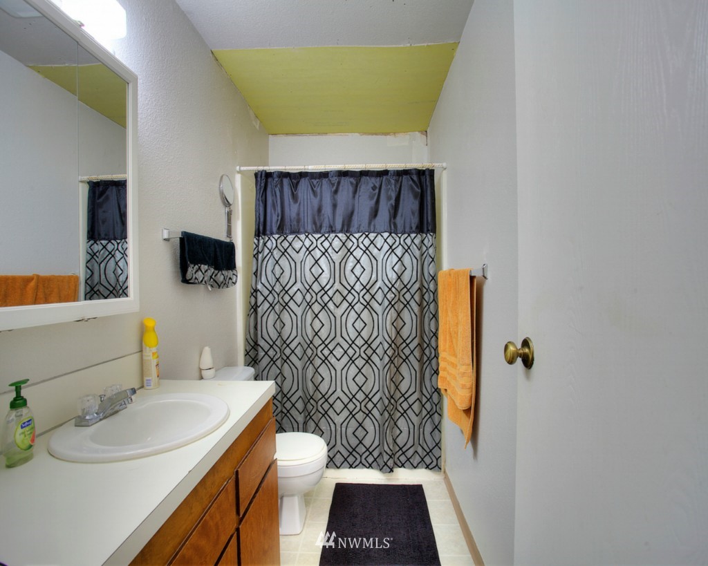 3919 Mason Loop Road Tacoma, WA 98409 - Photo 7 of 20 a bathroom with a sink and a toilet