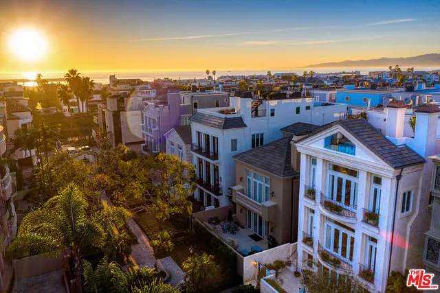 a view of a city with tall buildings