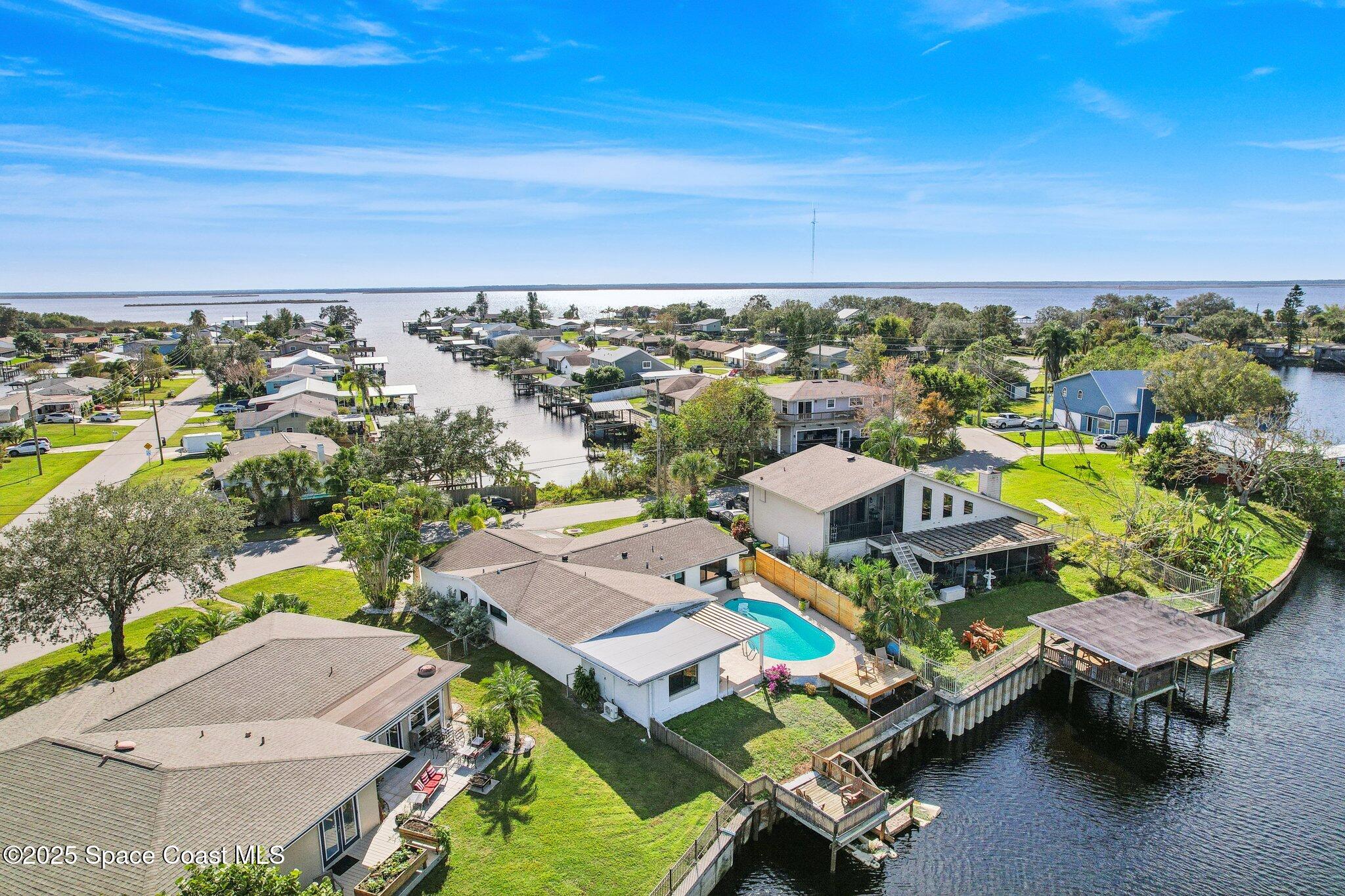 818 Cardinal Road Cocoa, FL 32926 - Photo 36 of 48 57-AERIAL-Cardinal Rd-057