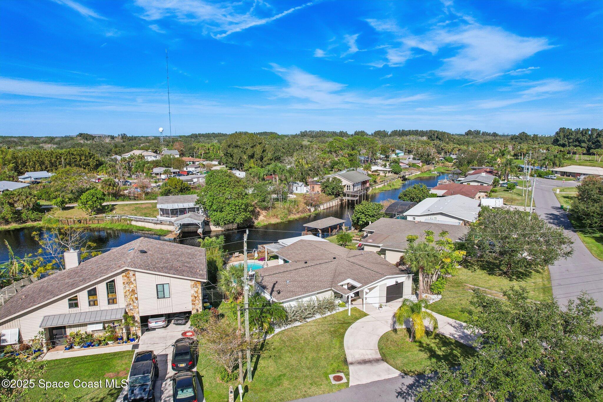 818 Cardinal Road Cocoa, FL 32926 - Photo 39 of 48 49-aerial noCardinal Rd-049