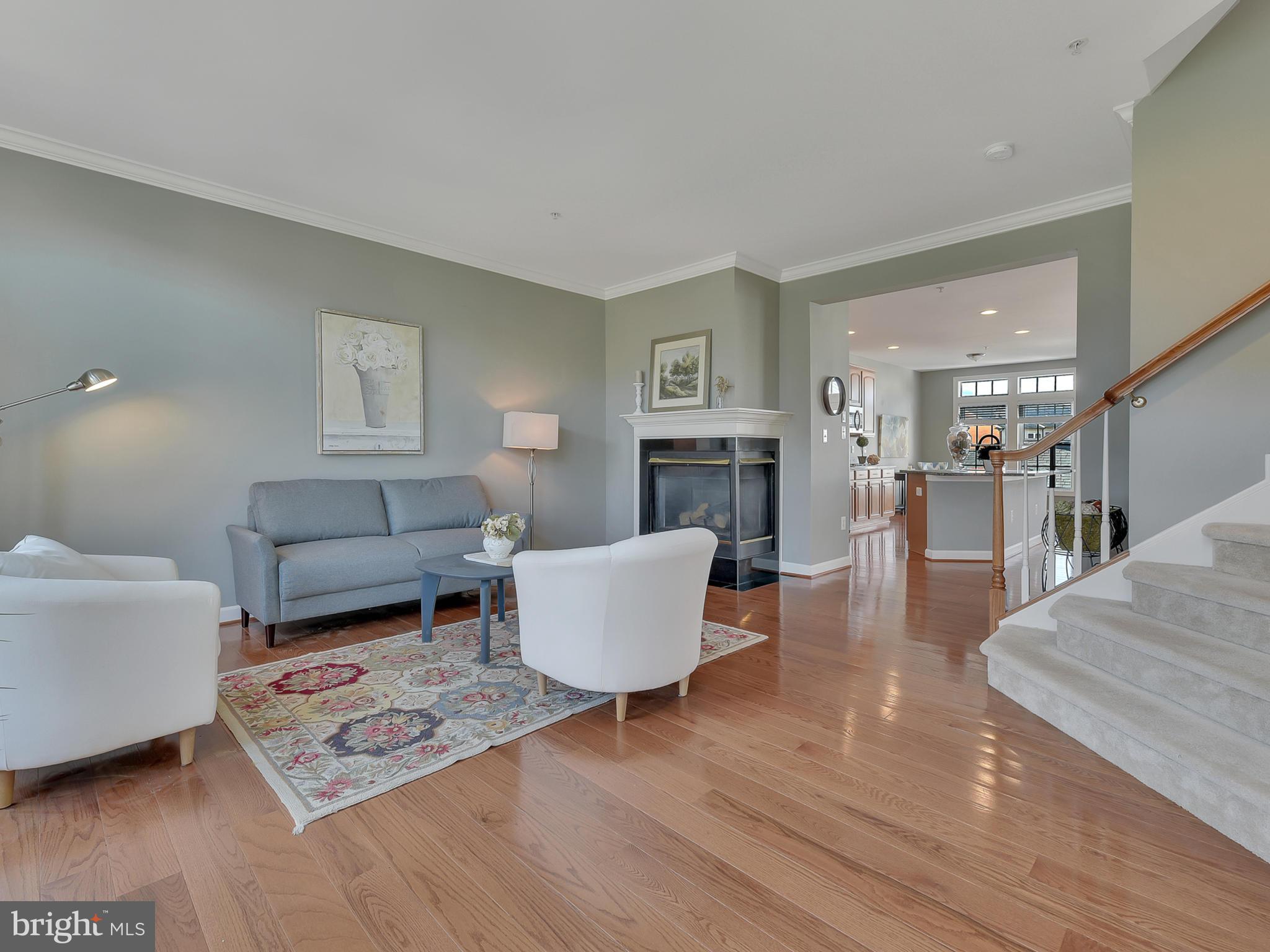 3934 Addison Woods Road Frederick, MD 21704 - Photo 14 of 41 Large living room with gas fireplace!