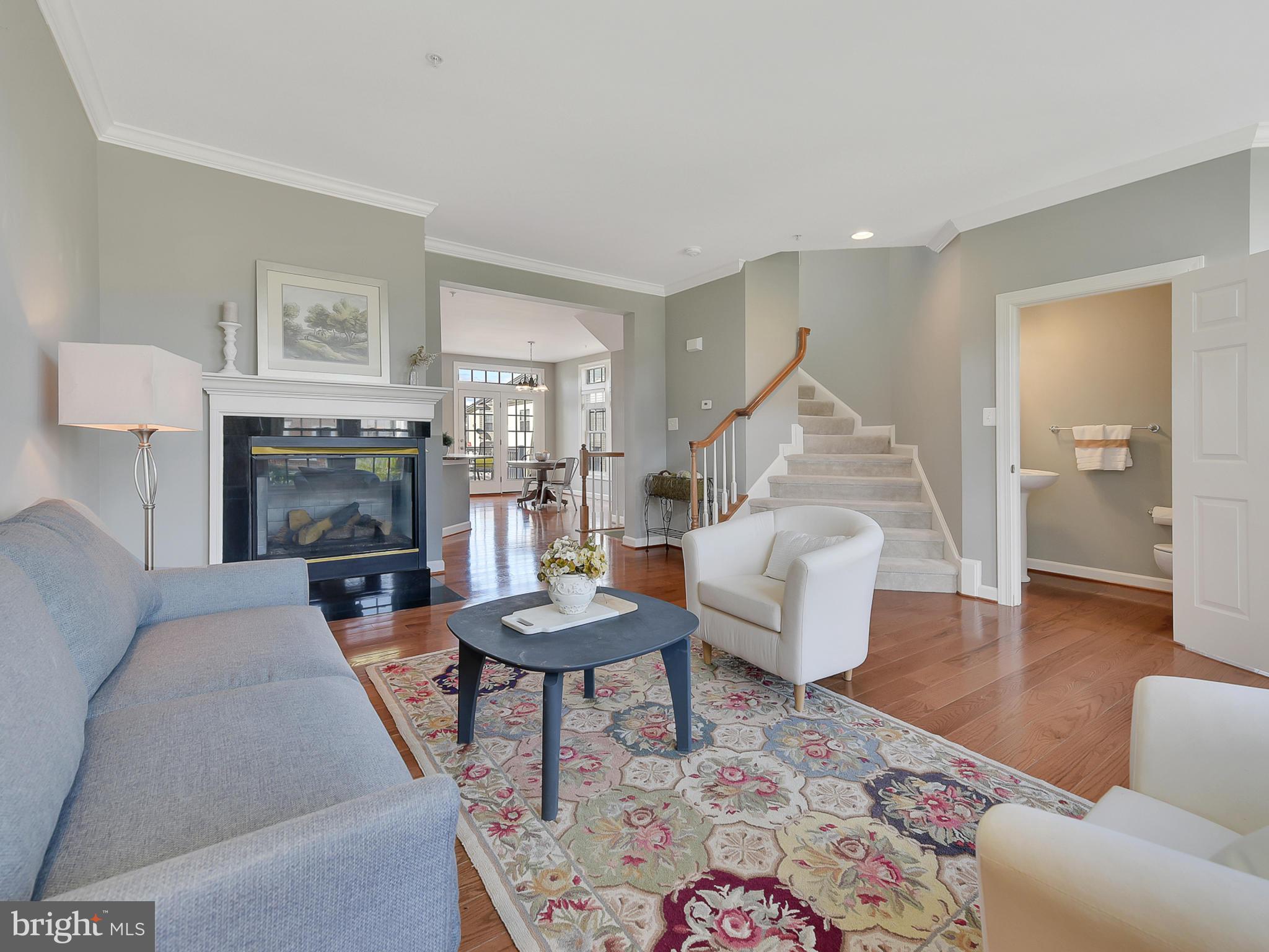 3934 Addison Woods Road Frederick, MD 21704 - Photo 16 of 41 Large living room with gas fireplace!