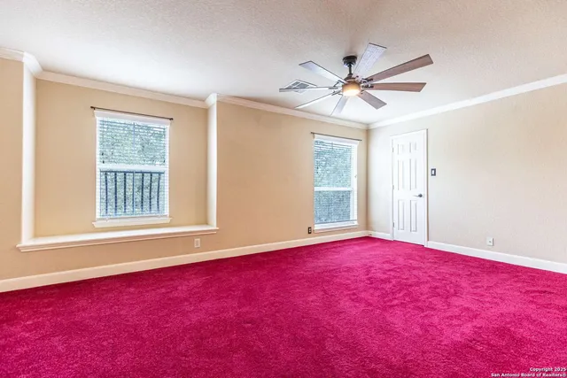 a view of a livingroom with a window