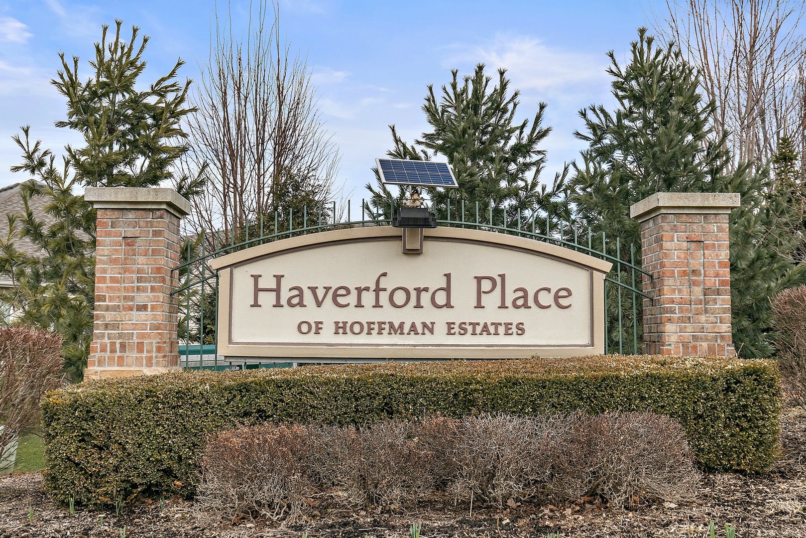 5876 Leeds Road Hoffman Estates, IL 60192 - Photo 33 of 37 a sign broad in front of the house