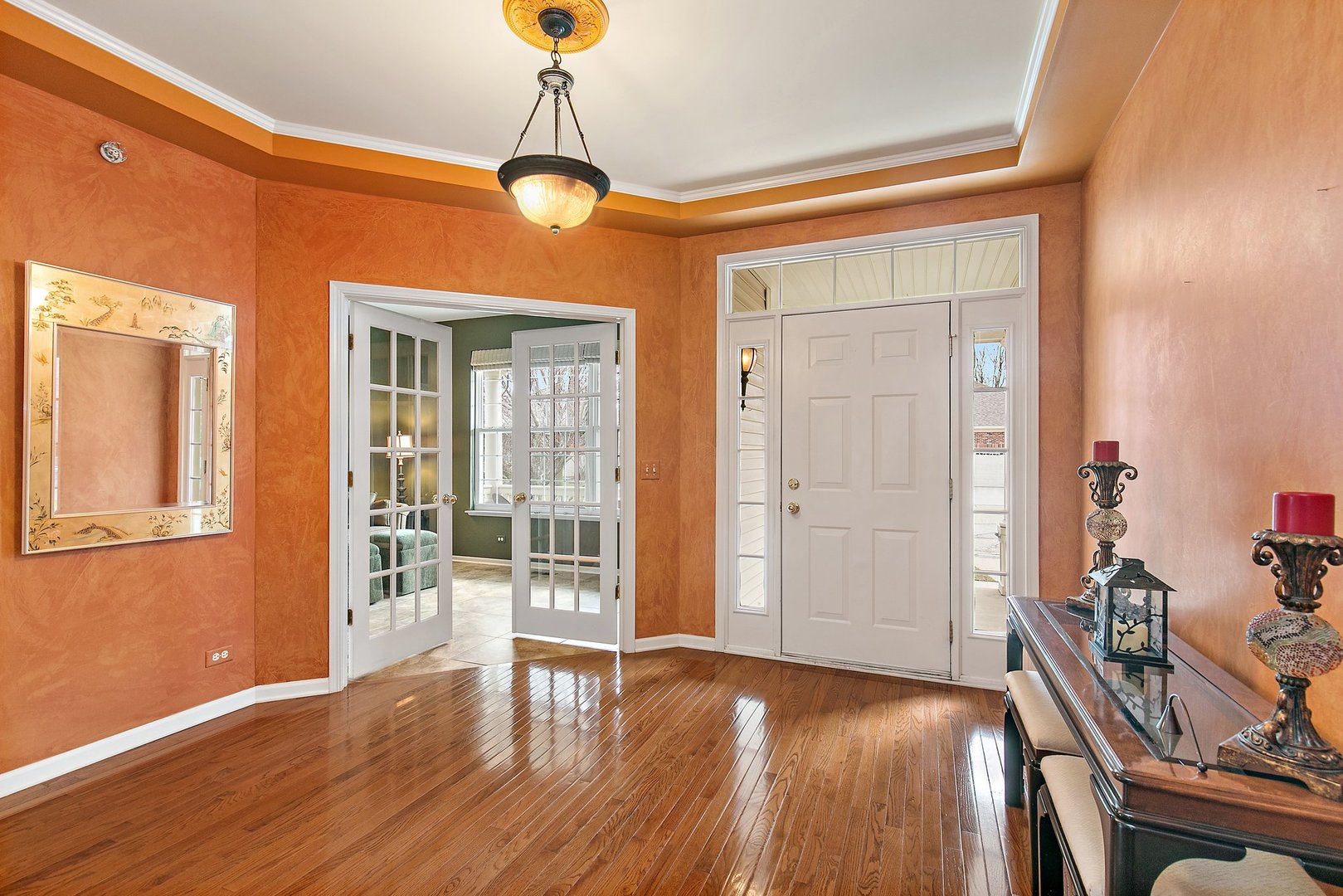5876 Leeds Road Hoffman Estates, IL 60192 - Photo 4 of 37 a view of a room with wooden floor and windows