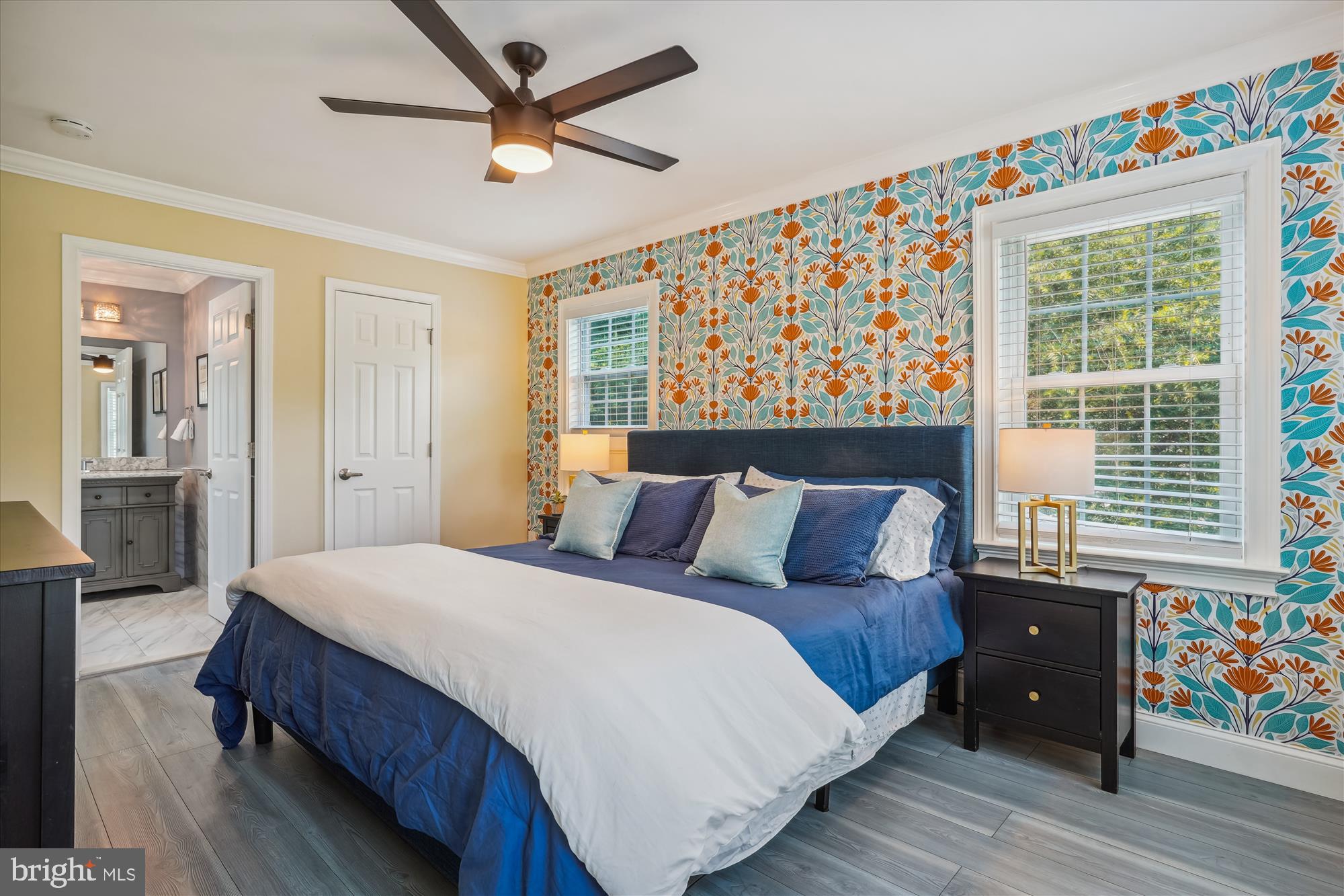 5308 Crown Point Road Burke, VA 22015 - Photo 33 of 75 Primary BR w/ gorgeous primary BA, walk-in closet