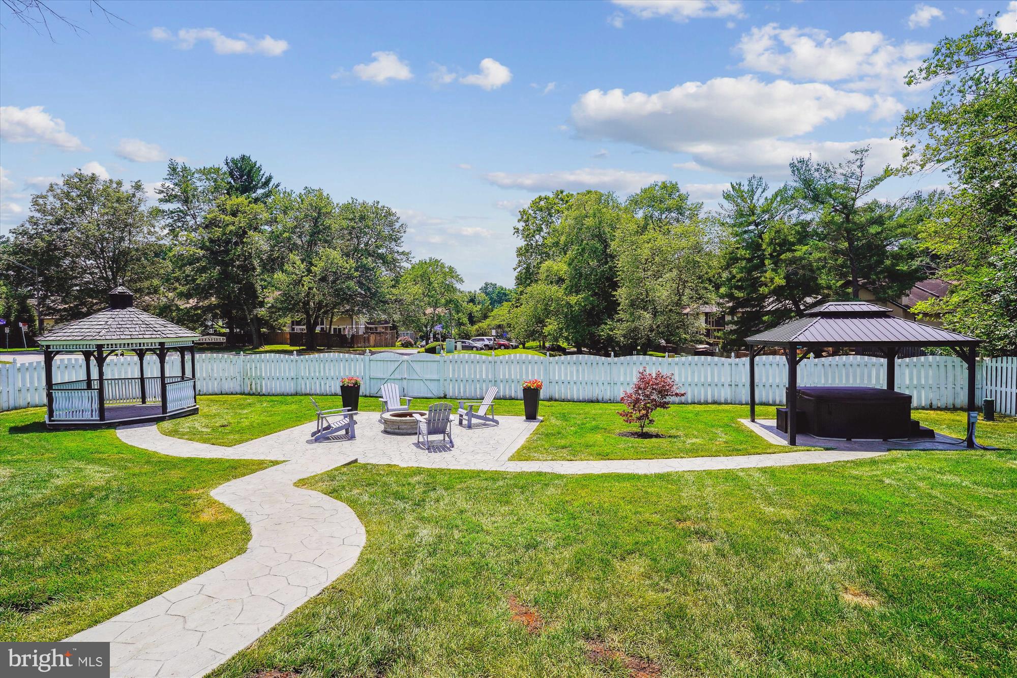 5308 Crown Point Road Burke, VA 22015 - Photo 64 of 75 Fabulous fenced backyard has hot tub and gazebo