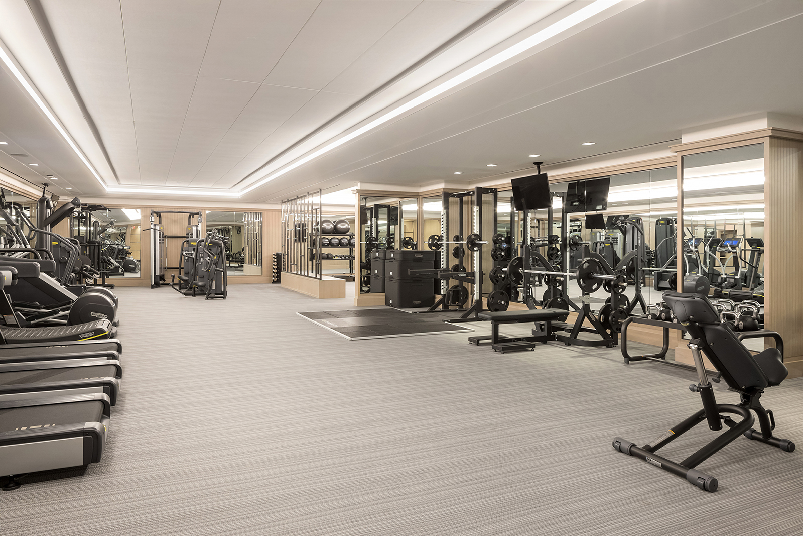 200 East 95th Street, Unit 15A Manhattan, NY 10128 - Photo 22 of 25 a view of a room with gym equipment