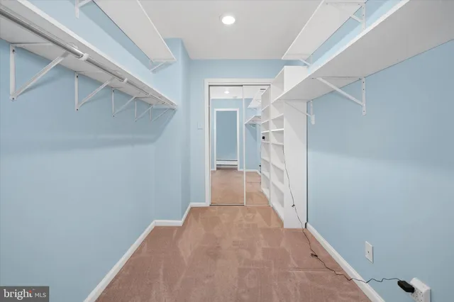 a view of hallway with stairs