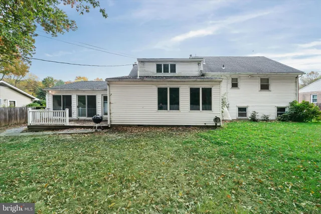 a backyard of a house