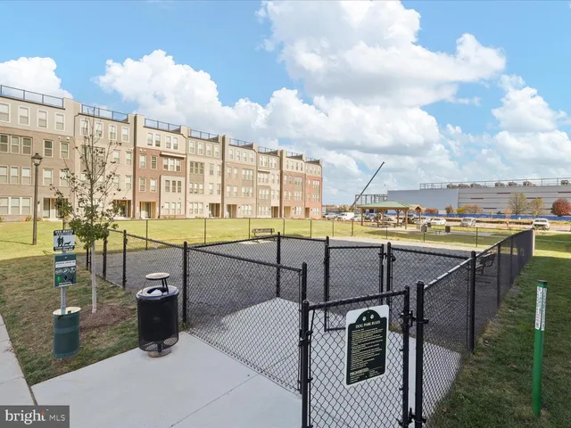 a view of a swimming pool with a sitting space
