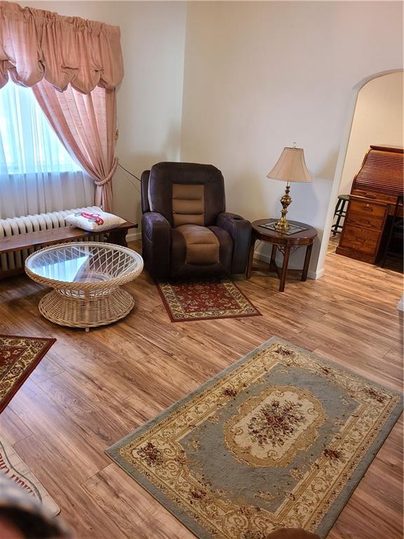 125 Butler Street Pittsburgh, PA 15209 - Photo 9 of 24 a living room with furniture and a wooden floor