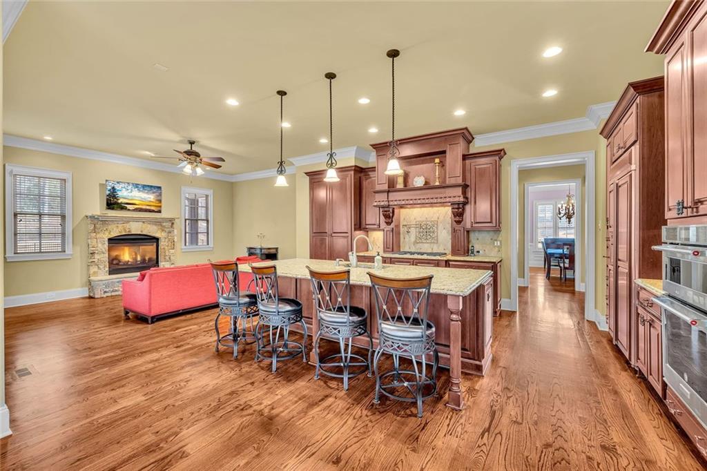 245 Arledge Lane Southwest Atlanta, GA 30331 - Photo 12 of 47 a view of a dining room with furniture window and wooden floor