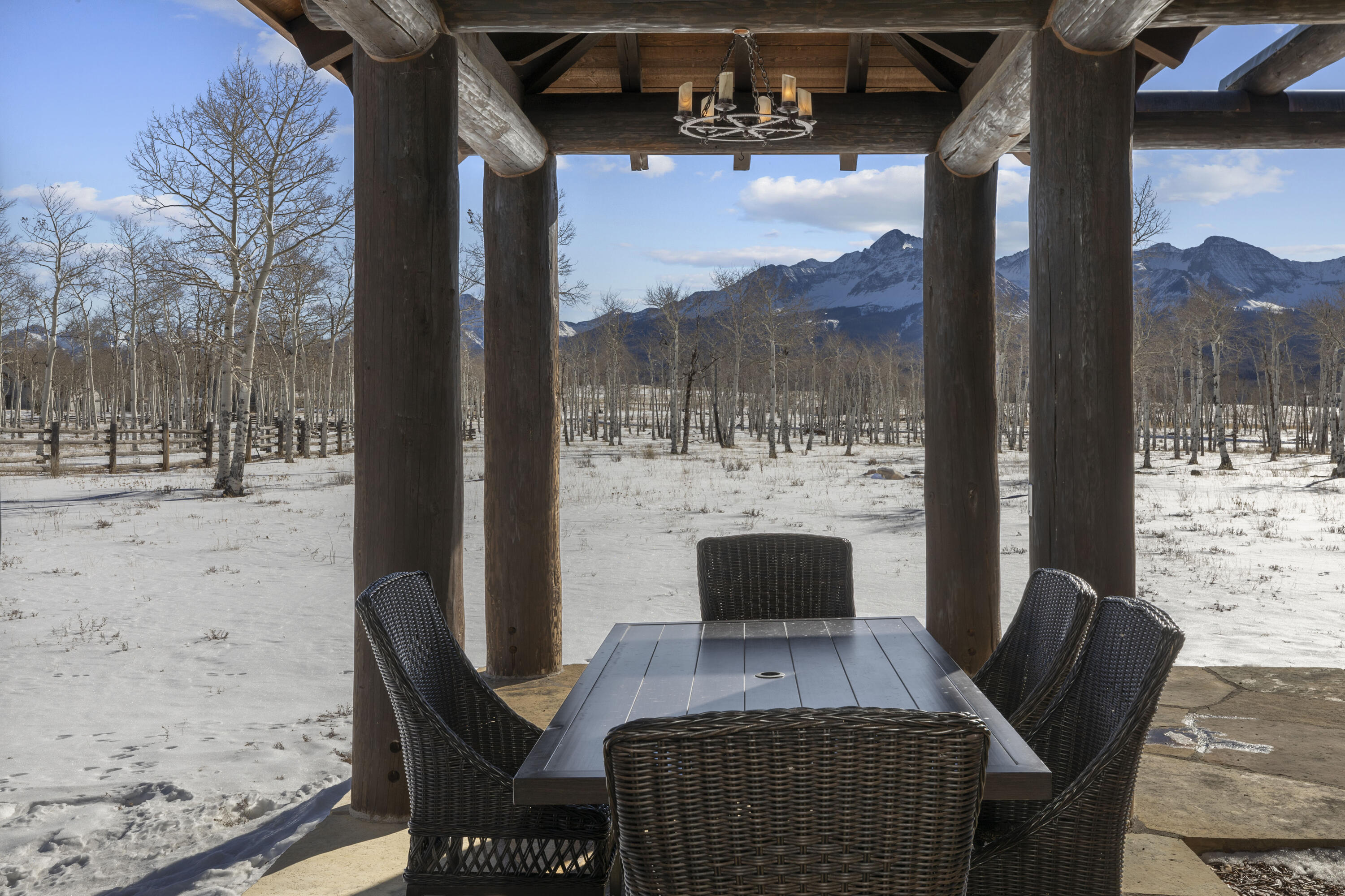 1925 East Anderson Road Placerville, CO 81430 - Photo 19 of 40 a view of balcony with furniture