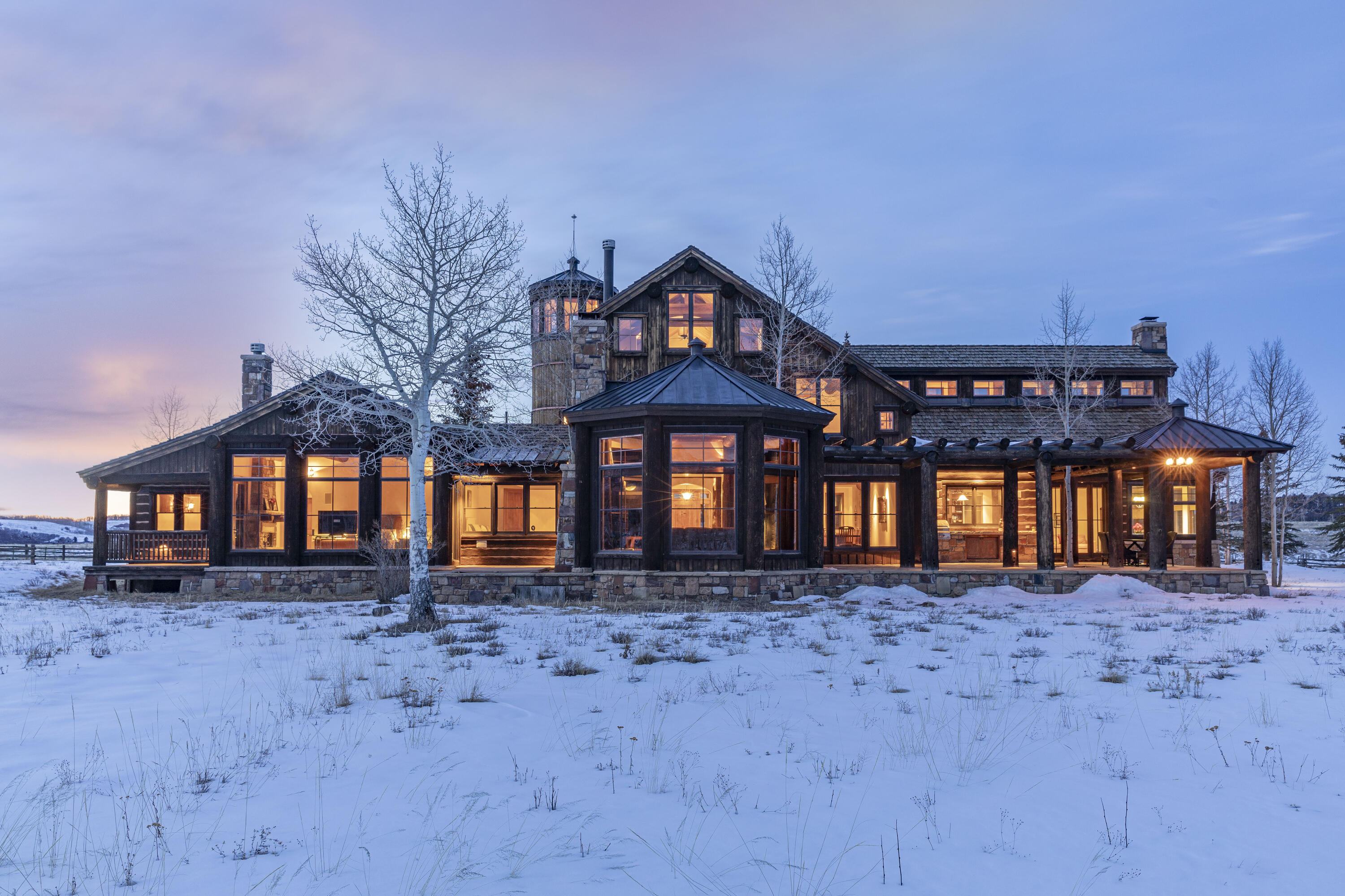 1925 East Anderson Road Placerville, CO 81430 - Photo 3 of 40 a front view of a house with a yard