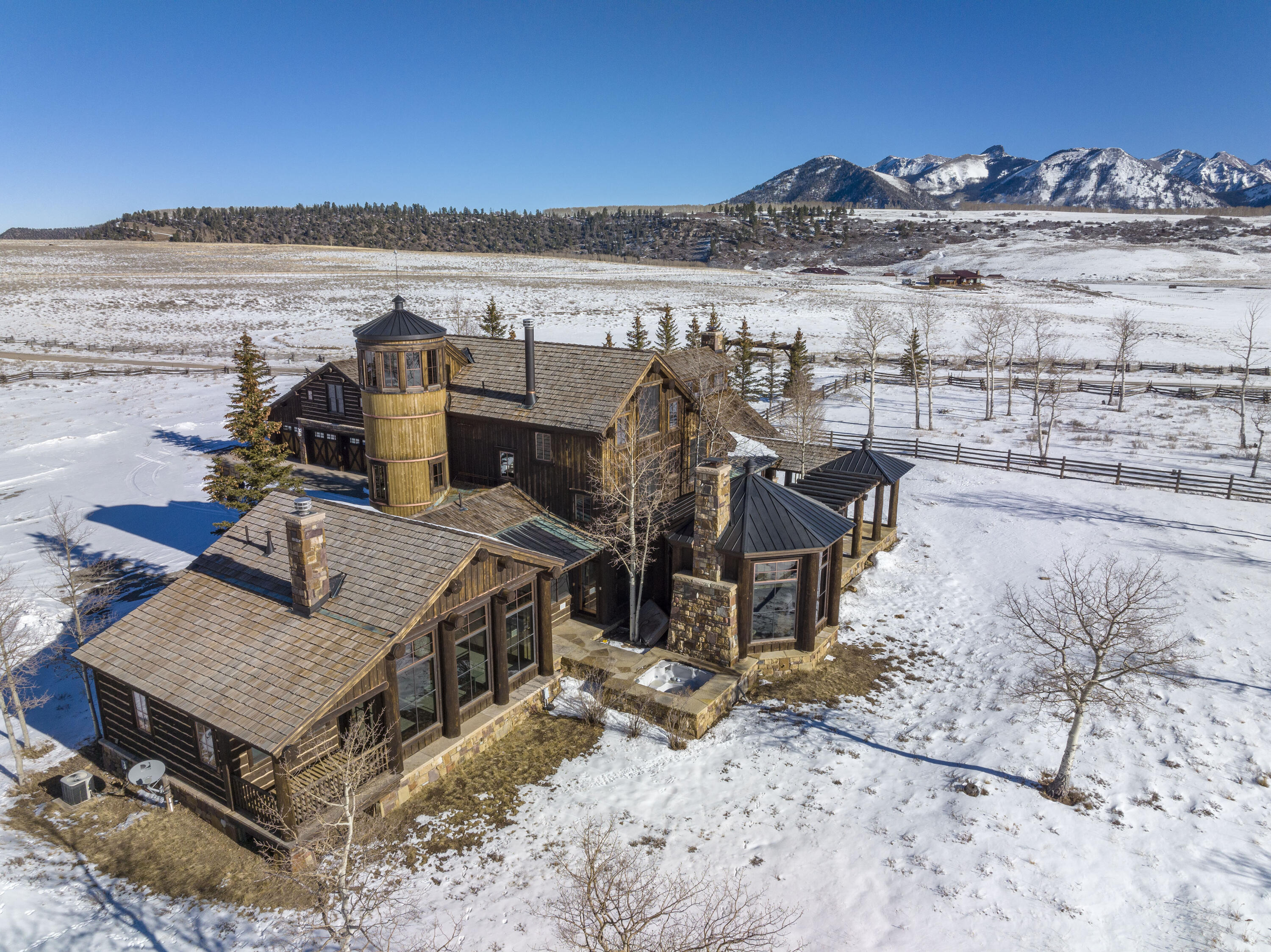 1925 East Anderson Road Placerville, CO 81430 - Photo 4 of 40 a view of a terrace with sitting area