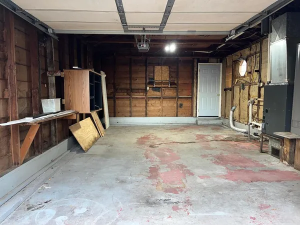 a view of a storage room