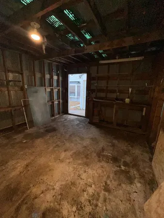 a view of storage and utility room