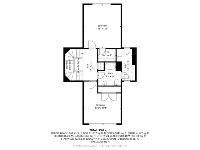 a aerial view of a house with a yard