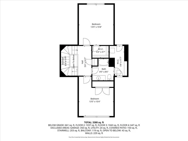a aerial view of a house with a yard
