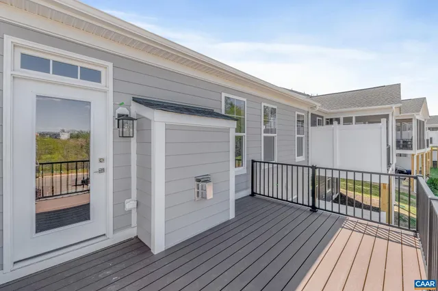 a view of a house with a deck