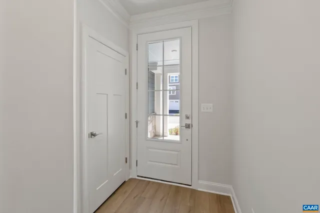 wooden floor and window in a room