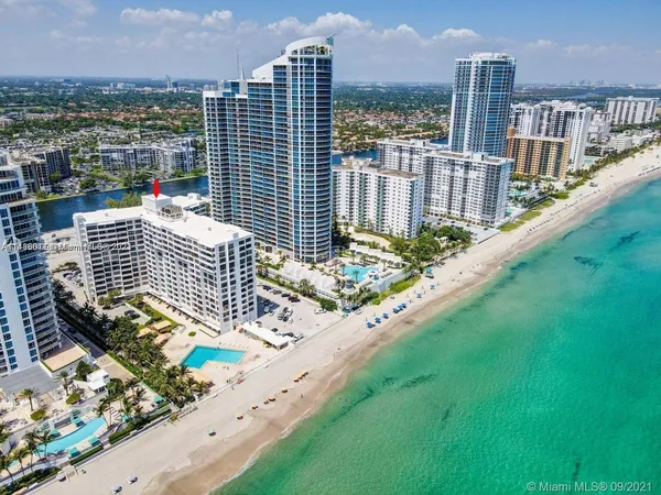 a view of city from a balcony