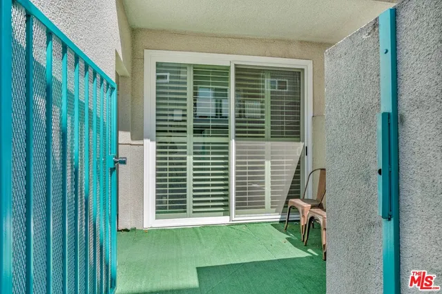 a view of balcony with a outdoor space