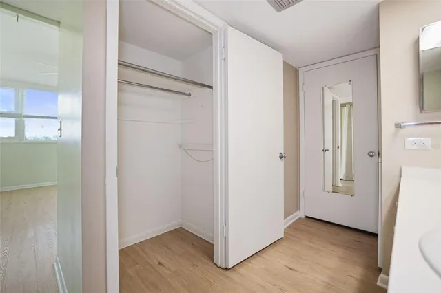 a view of an empty room