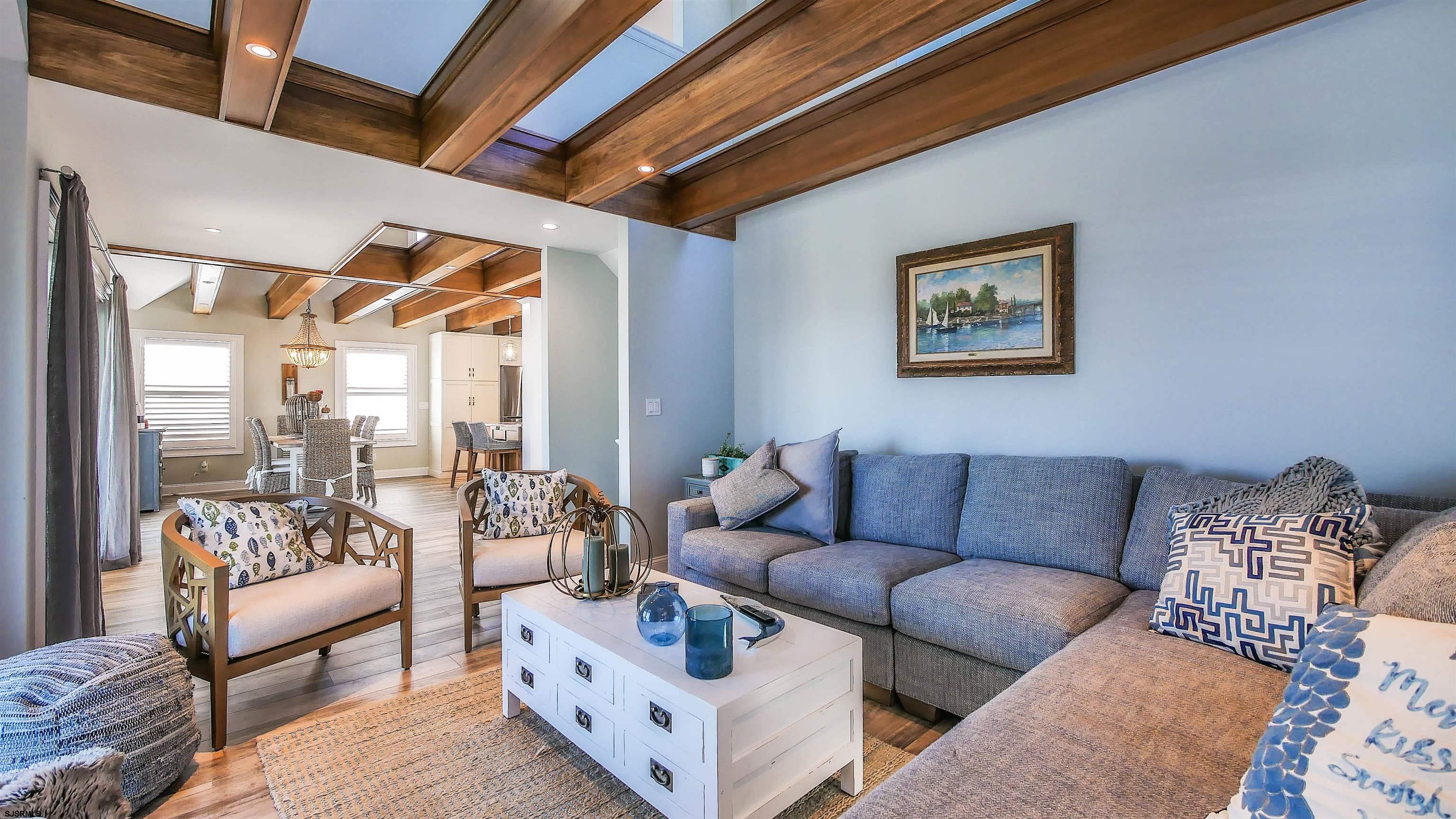 9 Commonwealth Avenue Strathmere, NJ 08248 - Photo 21 of 51 a living room with furniture and a large window