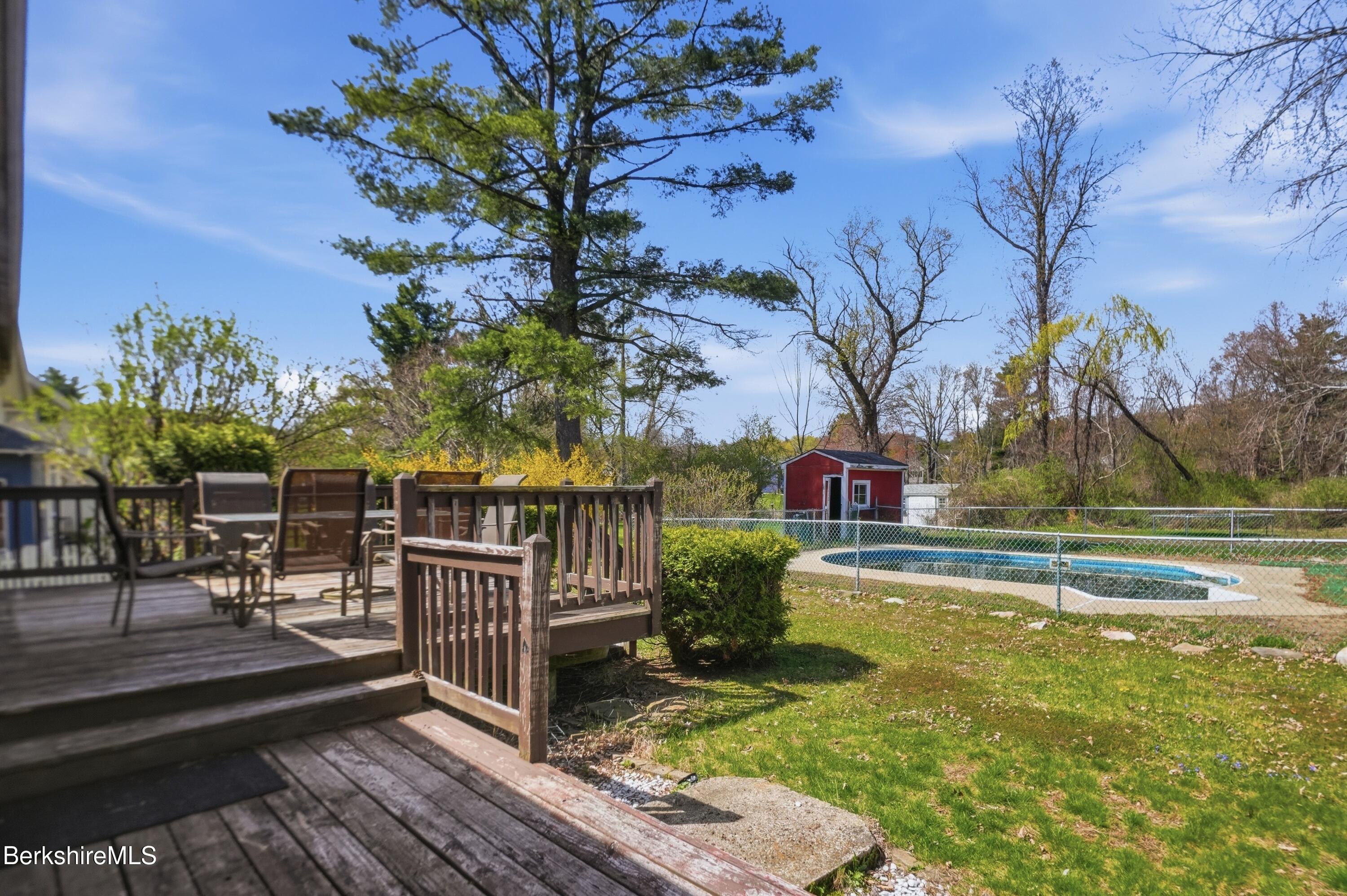 55 Tower Road Dalton, MA 01226 - Photo 42 of 47 a view of house with backyard and swimming pool