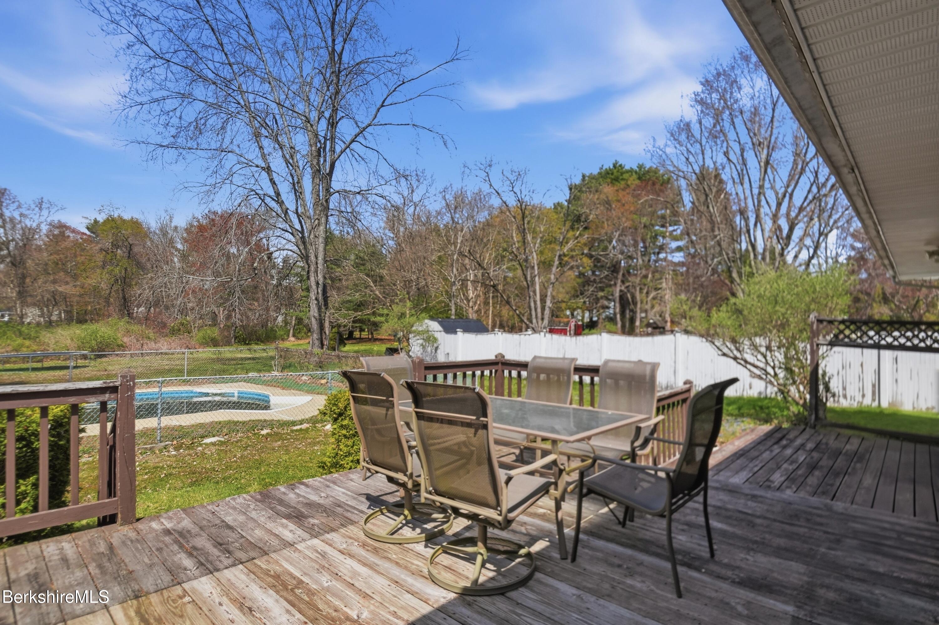 55 Tower Road Dalton, MA 01226 - Photo 43 of 47 a view of a chairs and table on the deck