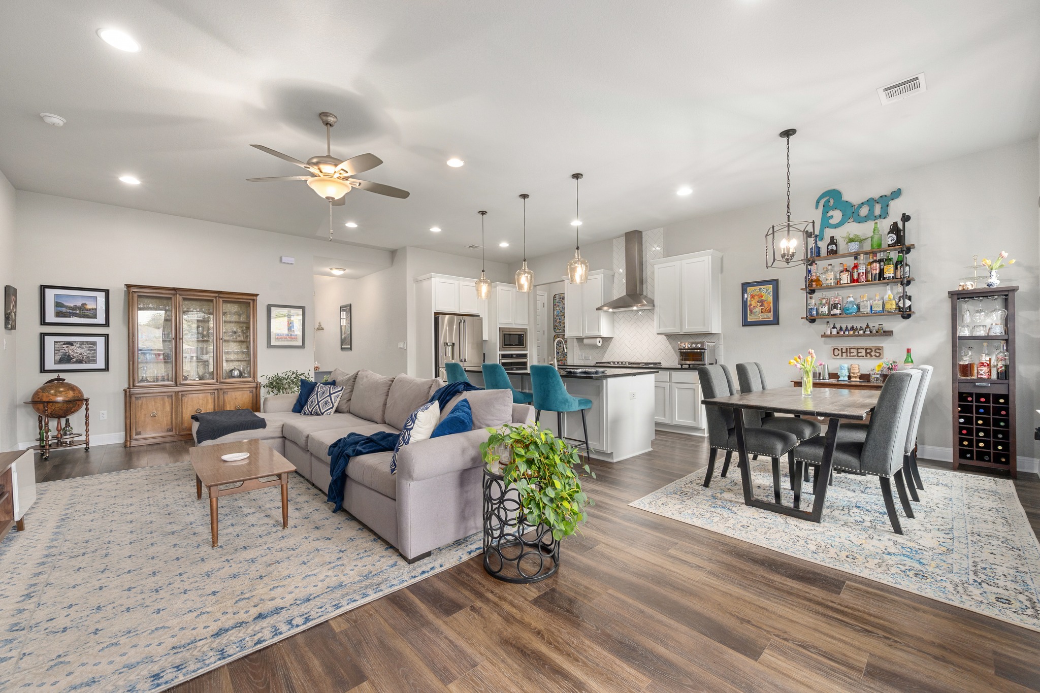 3925 Tavarez Street Round Rock, TX 78628 - Photo 3 of 27 Sunny living and dining areas