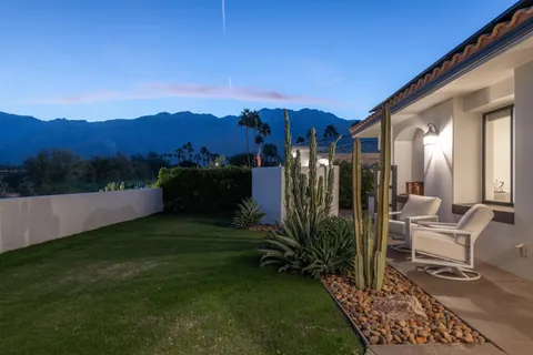 a roof deck with couch
