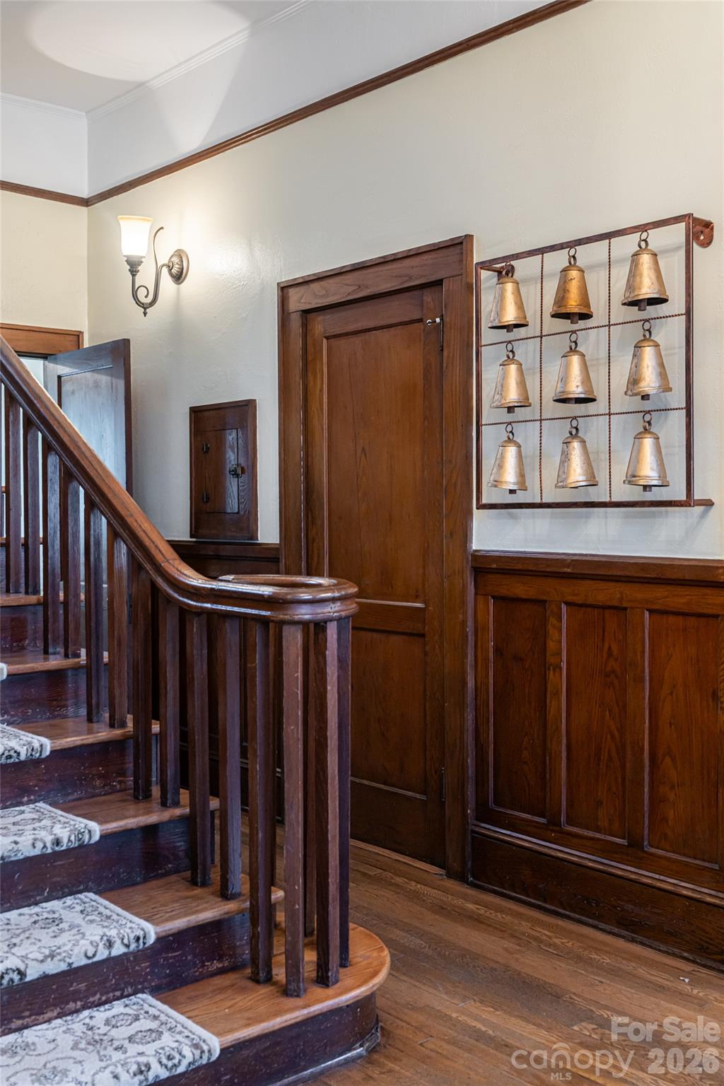 147 Preservation Way Waynesville, NC 28786 - Photo 26 of 48 a view of a hallway with wooden floor and front door