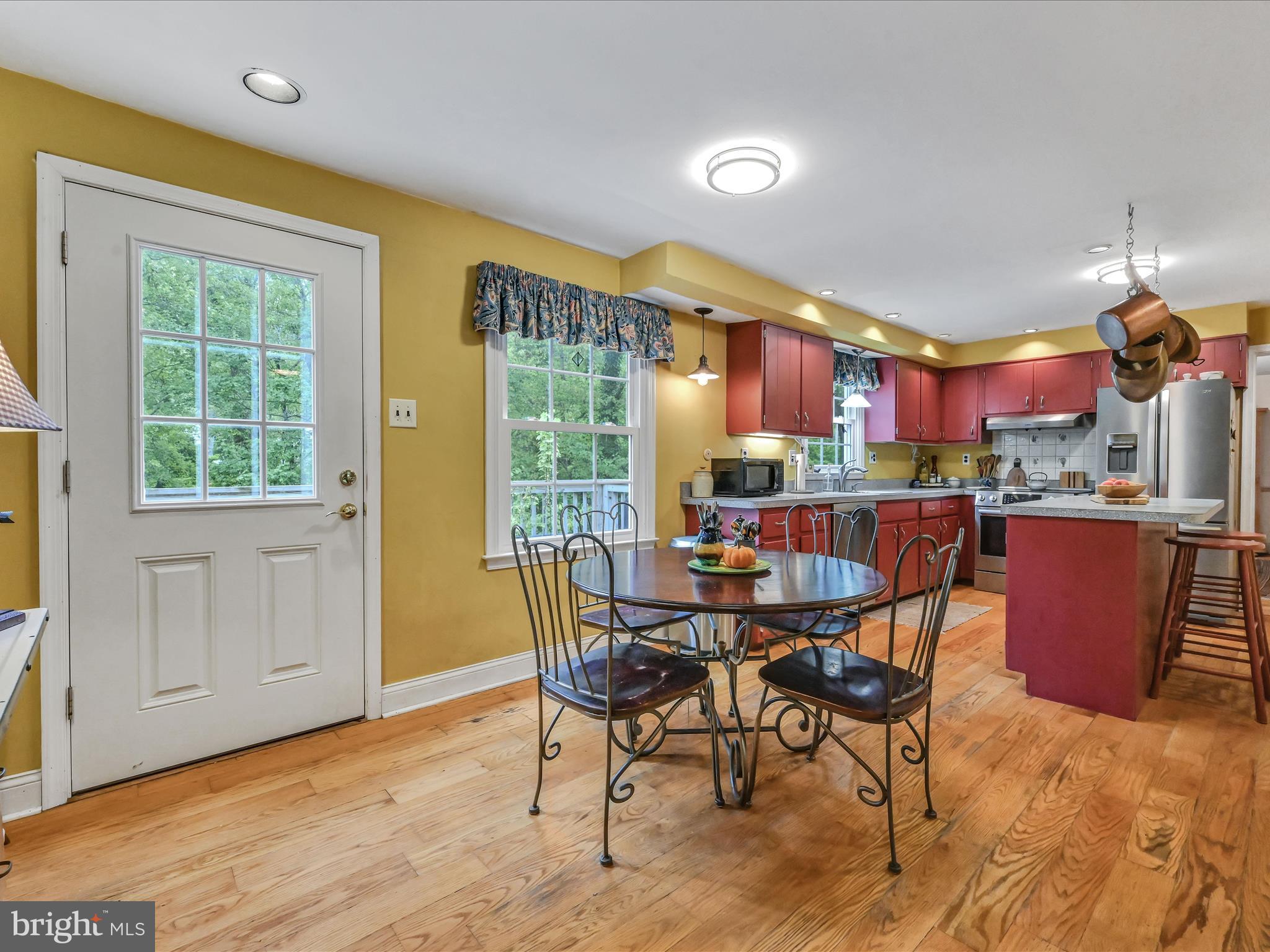 2 Cold Spring Road Media, PA 19063 - Photo 21 of 55 Informal Dining Area w/ Entrance to the Rear Deck