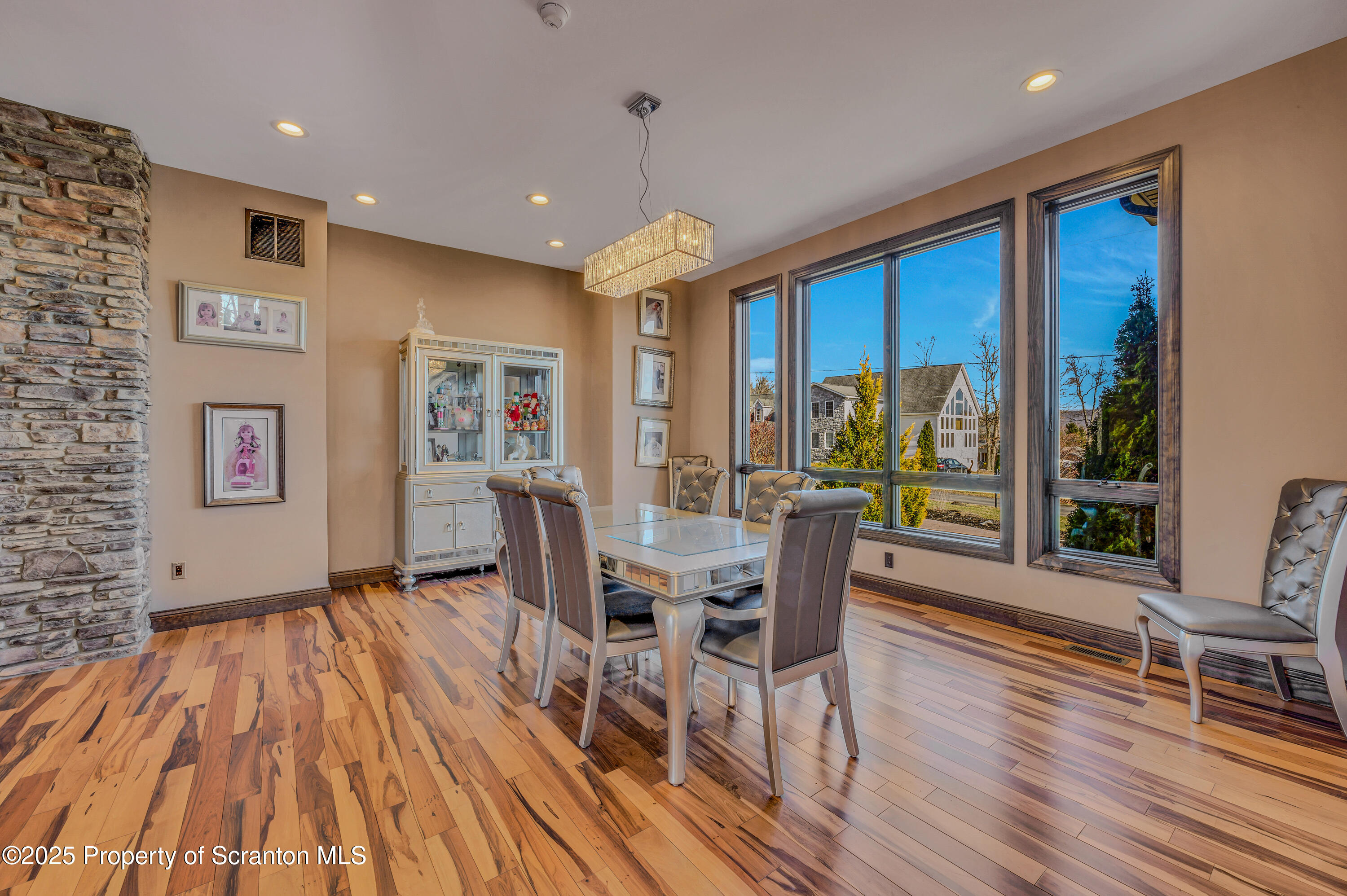 815 Oak Street Archbald, PA 18403 - Photo 22 of 85 a view of a dining room with furniture window and wooden floor