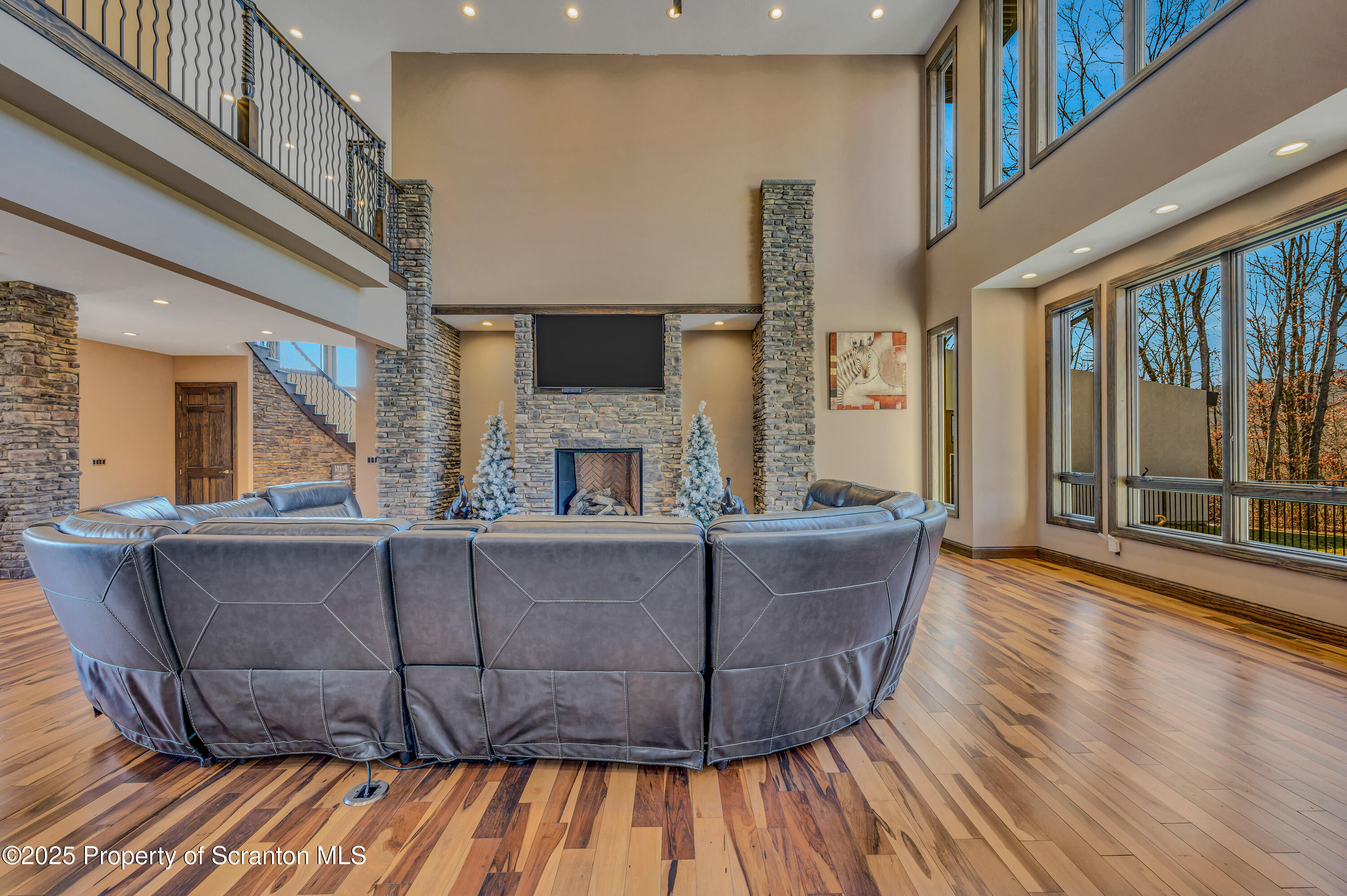 815 Oak Street Archbald, PA 18403 - Photo 30 of 85 a living room with furniture and a fireplace