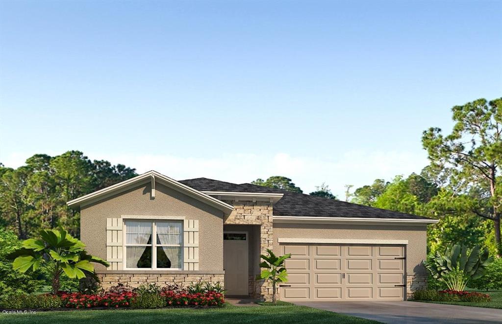 9199 Southwest 62nd Terrace Road Ocala, FL 34476 - Photo 1 of 1 Clifton-Elevation-B-STONE