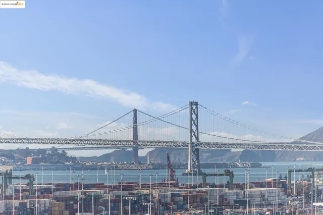 a view of building with an ocean view
