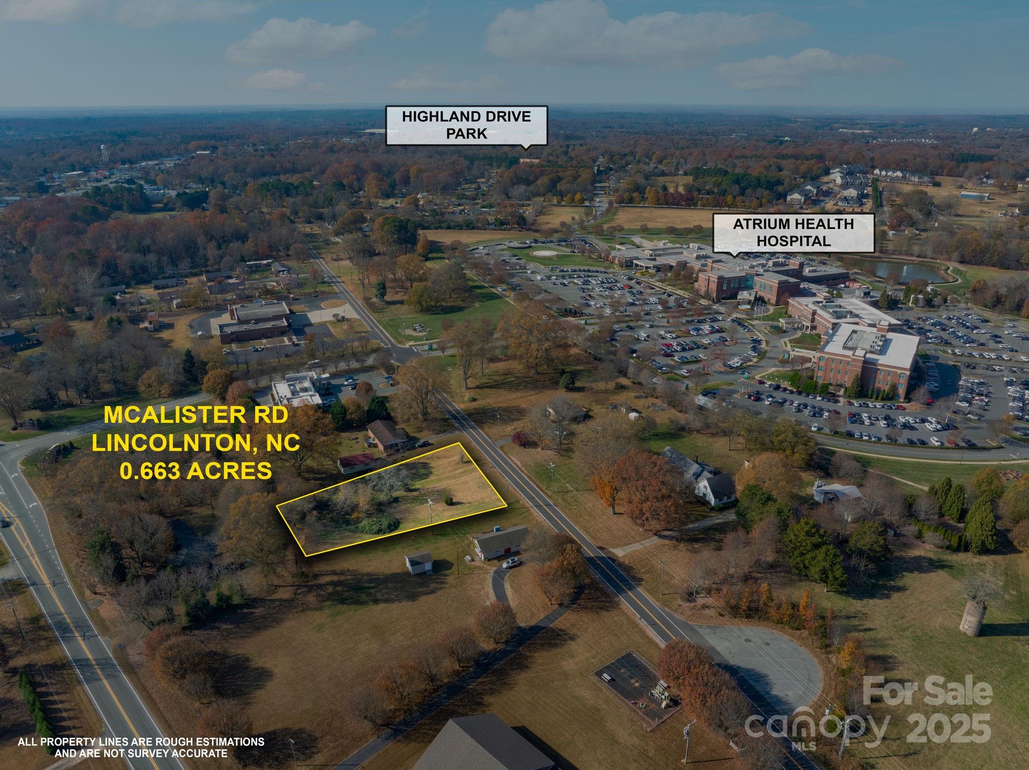0 McAlister Road Lincolnton, NC 28092 - Photo 4 of 7 an aerial view of residential house with parking space