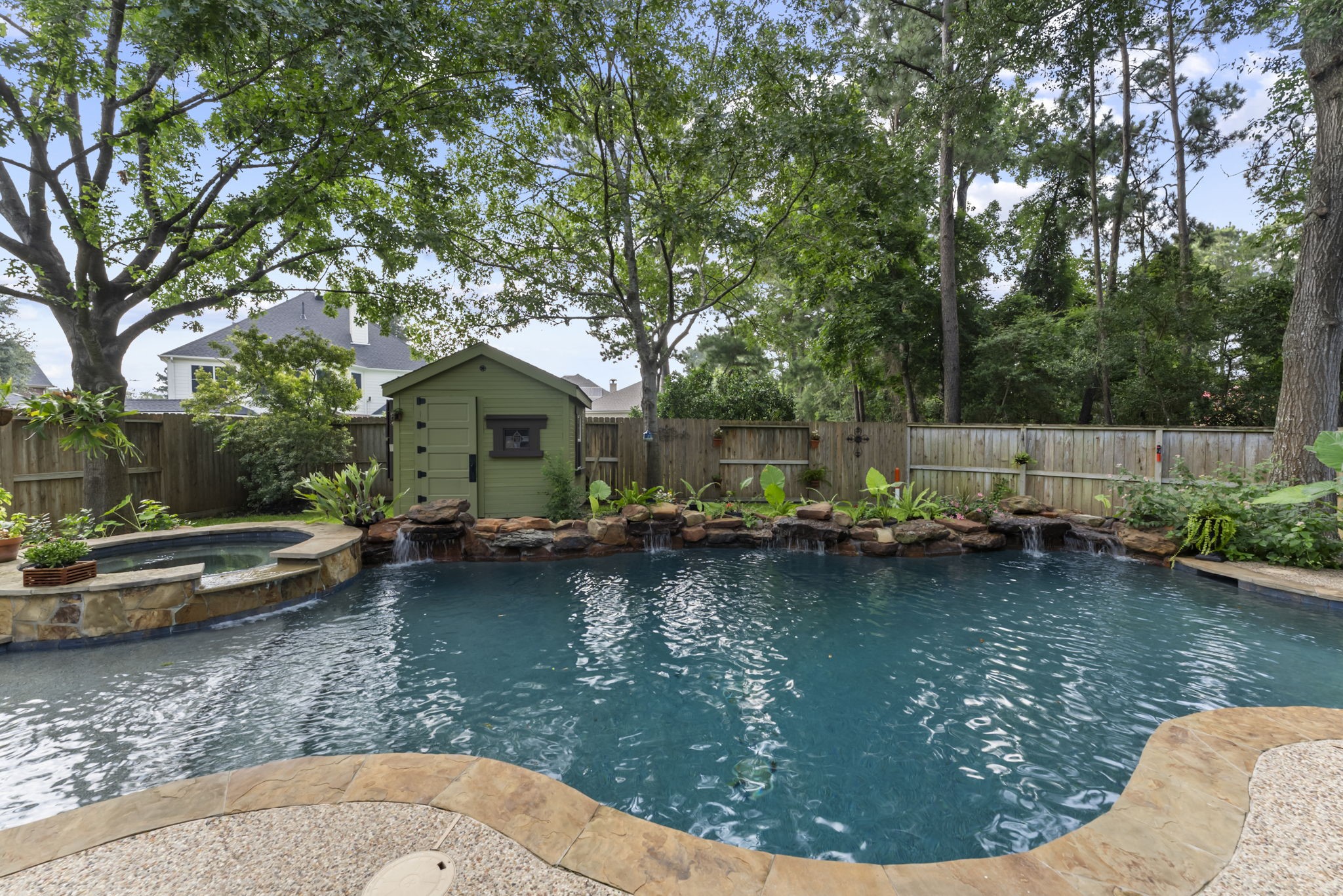 2106 Leaf Meadows Court Spring, TX 77386 - Photo 34 of 34 a view of swimming pool with lounge chair