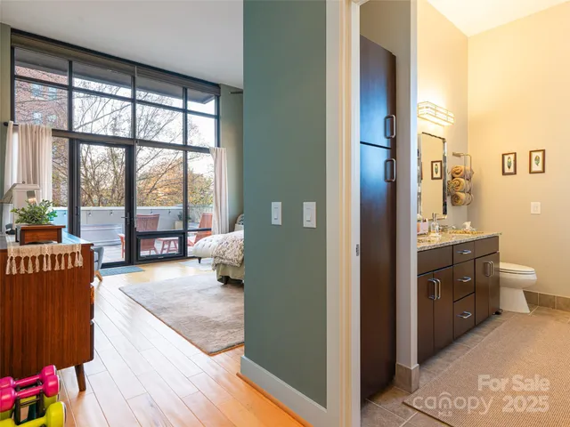 a view of living room kitchen and dining room