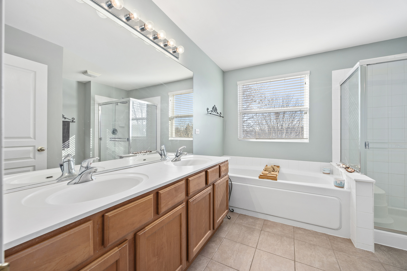 133 North Cranberry Street Bolingbrook, IL 60490 - Photo 24 of 46 a bathroom with a tub sink and mirror