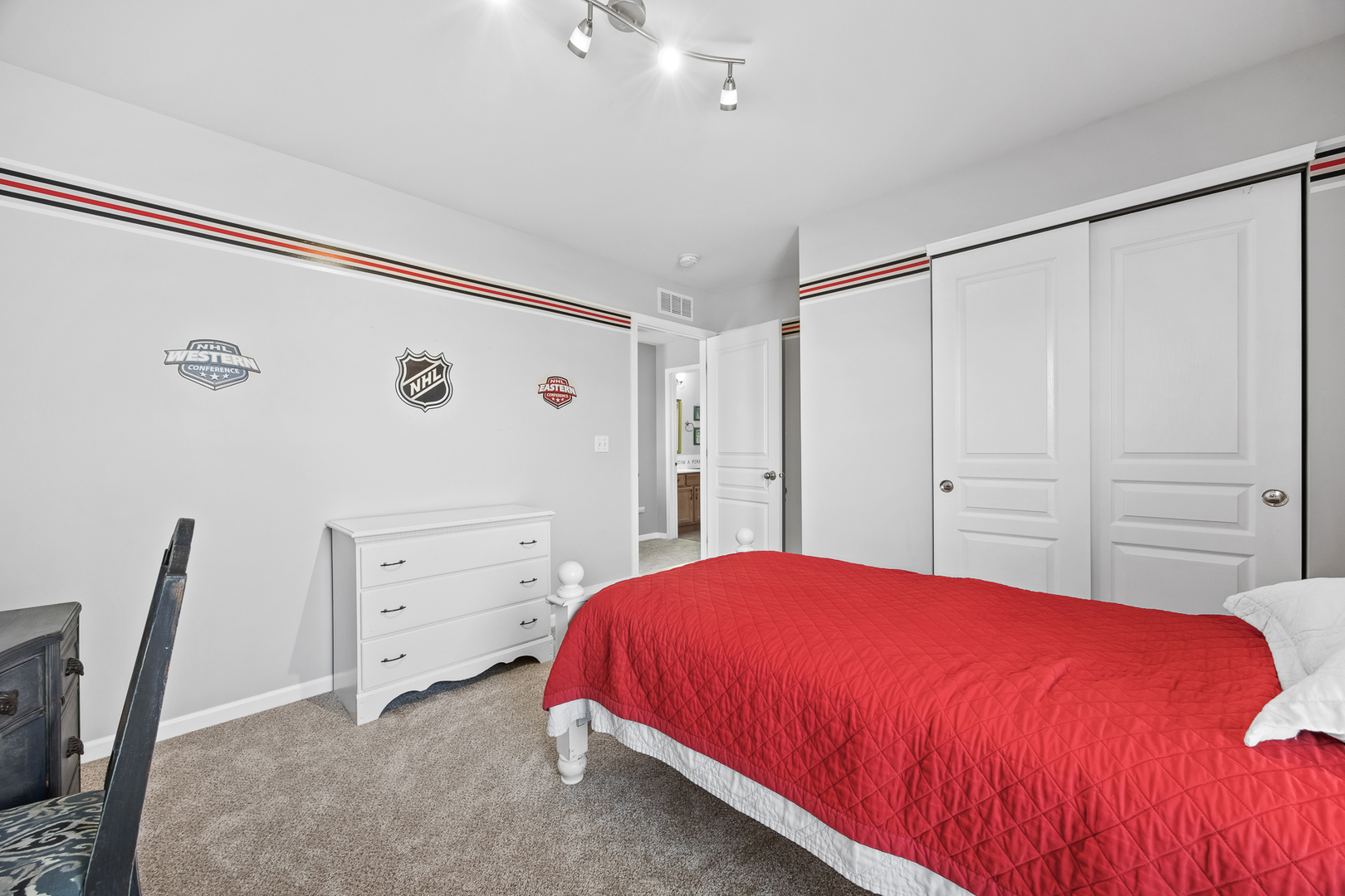 133 North Cranberry Street Bolingbrook, IL 60490 - Photo 29 of 46 a bedroom with a bed and a closet