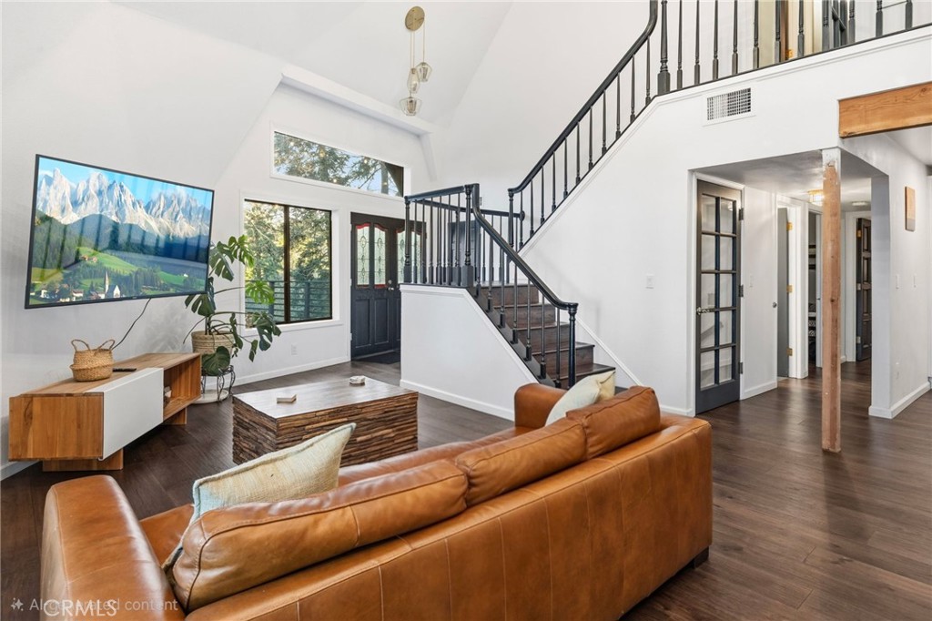 1349 Valley View Way Crestline, CA 92325 - Photo 3 of 43 a living room with furniture and a large window