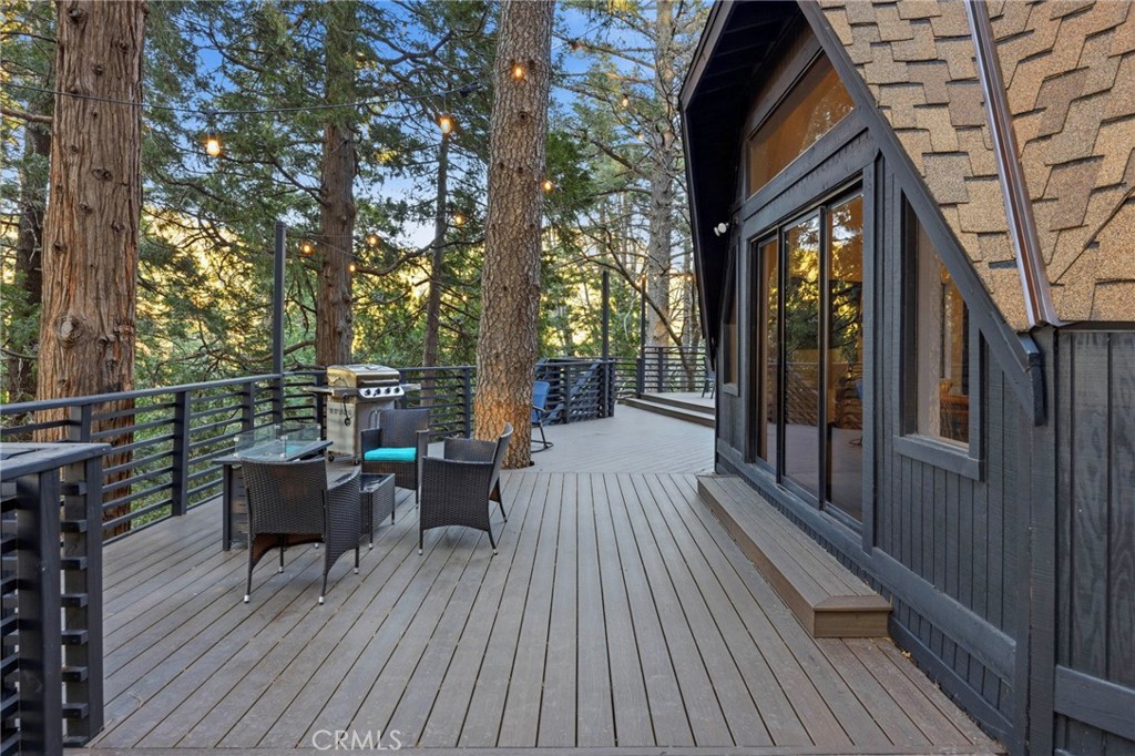 1349 Valley View Way Crestline, CA 92325 - Photo 31 of 43 a view of roof deck with patio