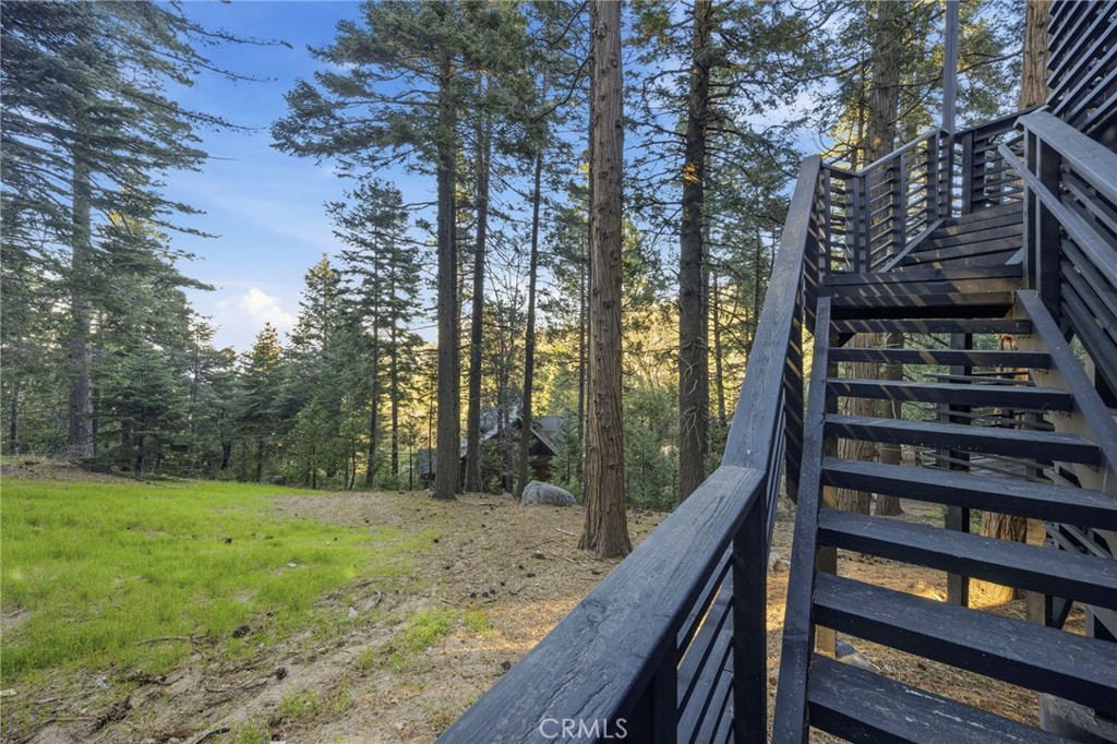 1349 Valley View Way Crestline, CA 92325 - Photo 42 of 43 a view of a balcony with trees