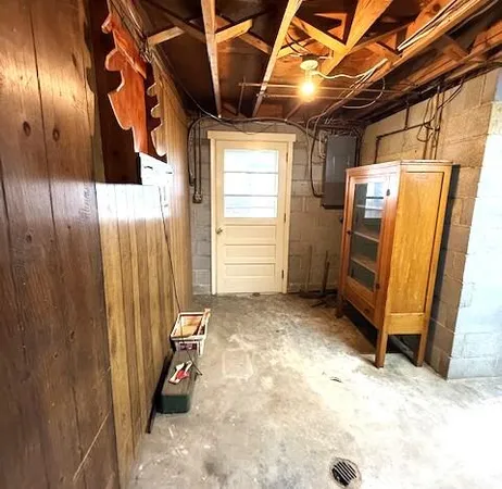 a view of under construction room and staircase